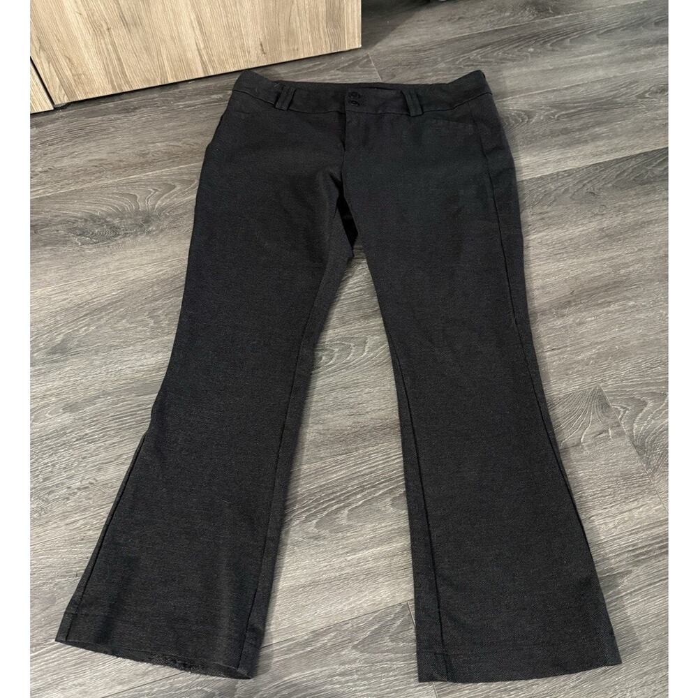 Torrid Black Grey Pull-On Work Pants Slacks Size 18R Comfort Professional